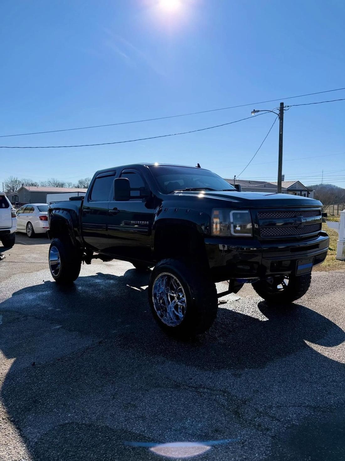 Black Silverado detail
