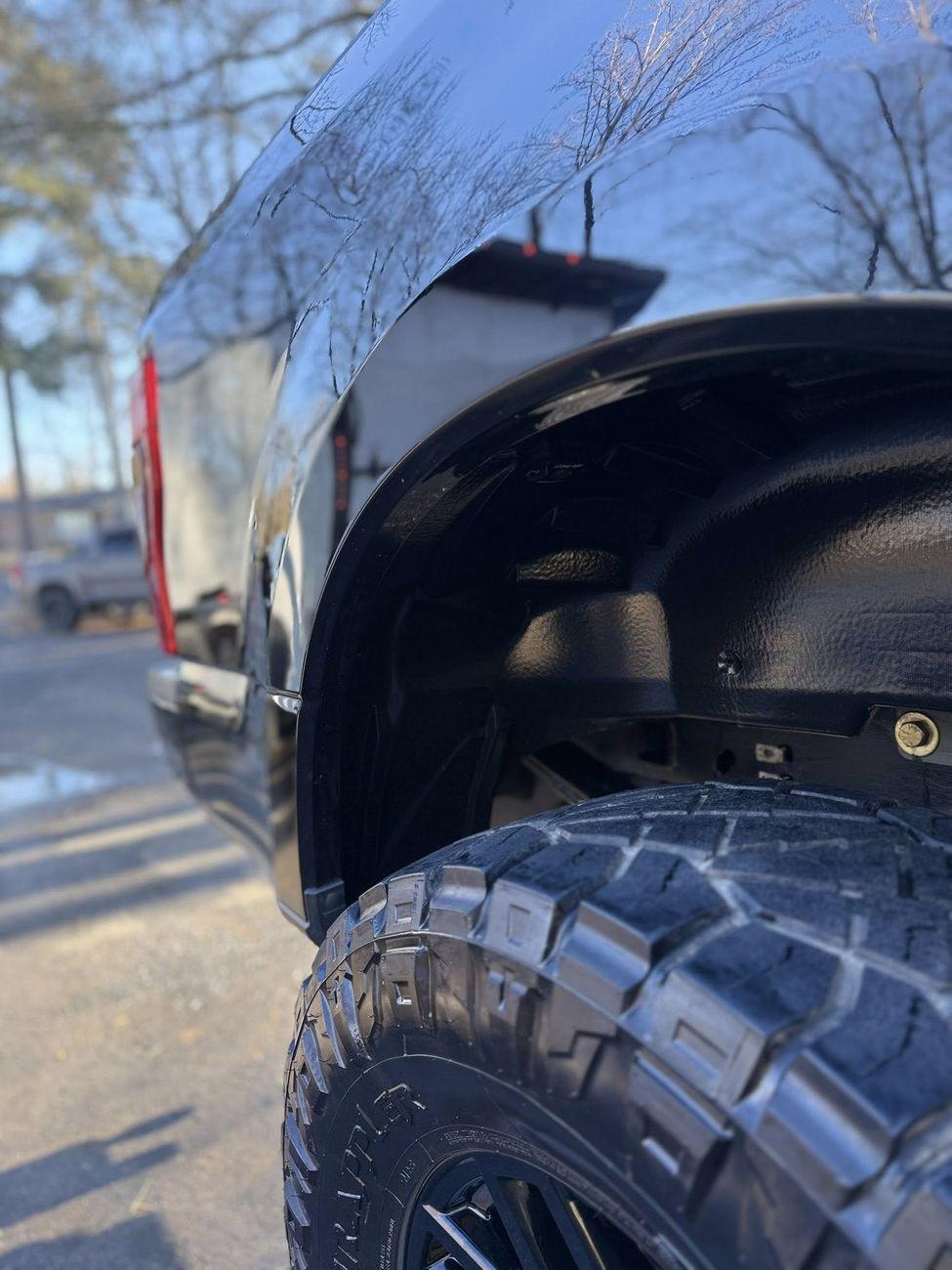 Super Duty wheel and fender detail